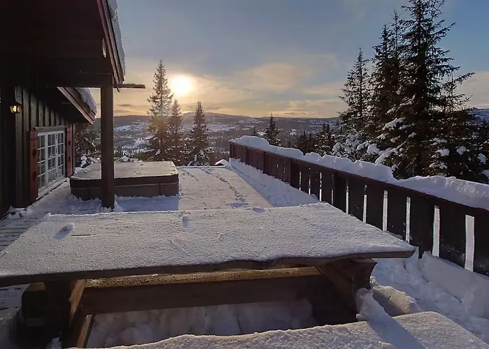 Log With Panoramic Views At Skeikampen *