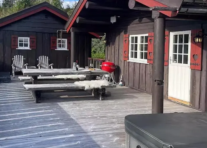 Log Cabin With Panoramic Views At Skeikampen Hébergement de vacances